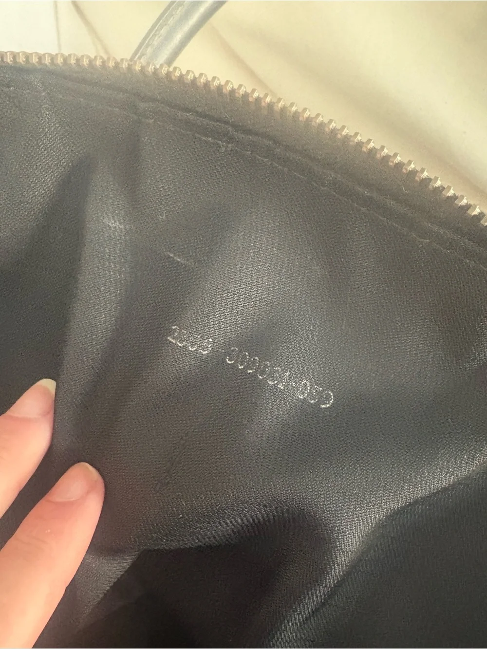 Fendi Striped Pequin Canvas /w Black Leather Duffel Bag
